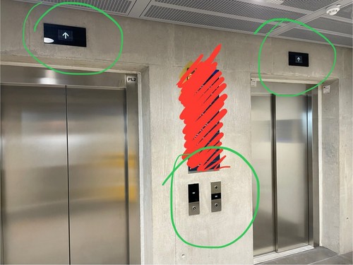Kone lift hall indicator - hall,