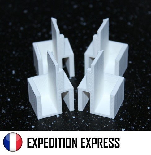 Kit guides porte coulissante - kit, 4